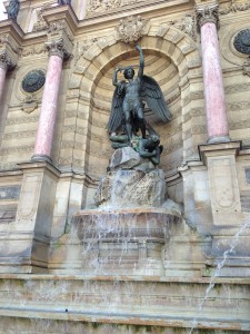 Fountain in Paris, France
