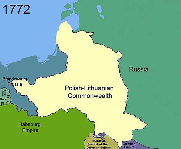 Poland Borders 1772