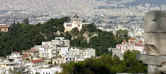 The Observatory as seen from the Acropolis.