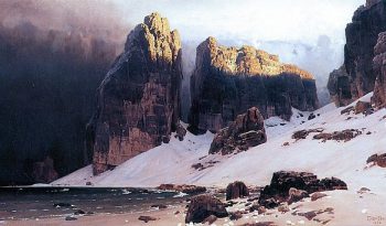 Eugen Bracht, The Shore of Oblivion, 1889