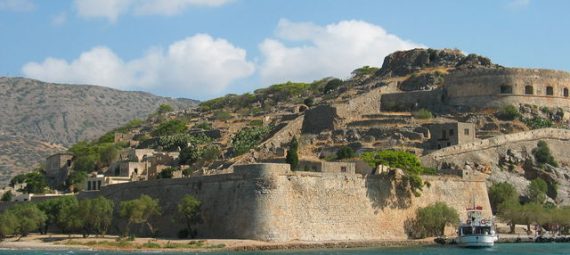 Spinalonga on Crete, Greece, one of the last leprosy colonies in Europe, closed in 1957.