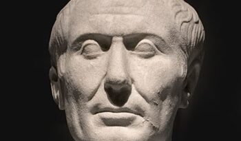 The Tusculum portrait, a marble sculpture of Julius Caesar.