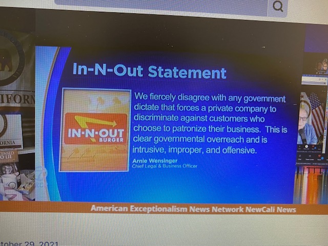 In-N-Out Statement