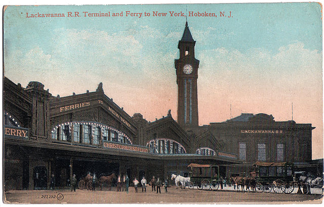 Hoboken Terminal shortly after it opened in 1907