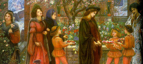 Elements of the fantastic genre run through very diverse works such as Boccaccio 's Decameron , where reference is made to a supposedly enchanted garden.