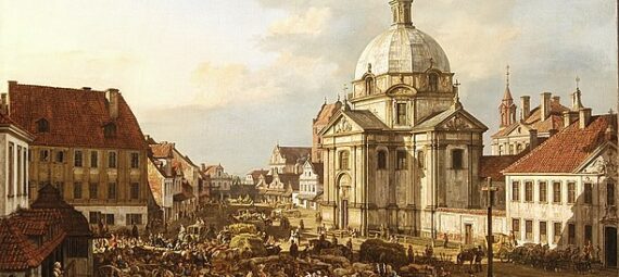 Warsaw New Town in 1778. Painted by Bernardo Bellotto