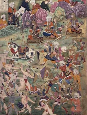 Battle of Ankara (Mughal painting)