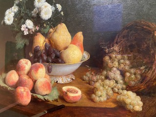 Henri Fantin-Latour _ Flowers and Fruit on a Table