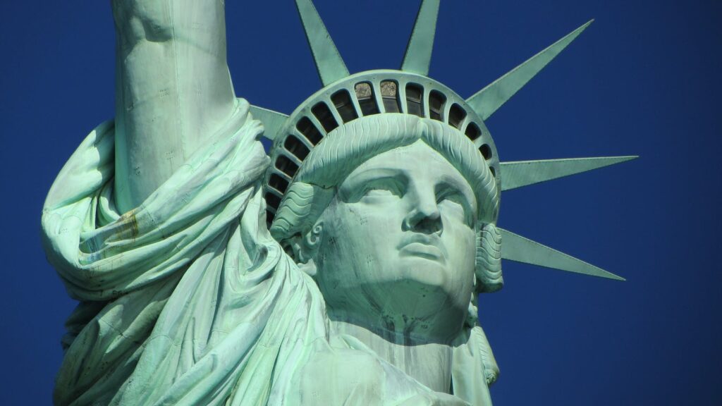 city new york statue of liberty usa