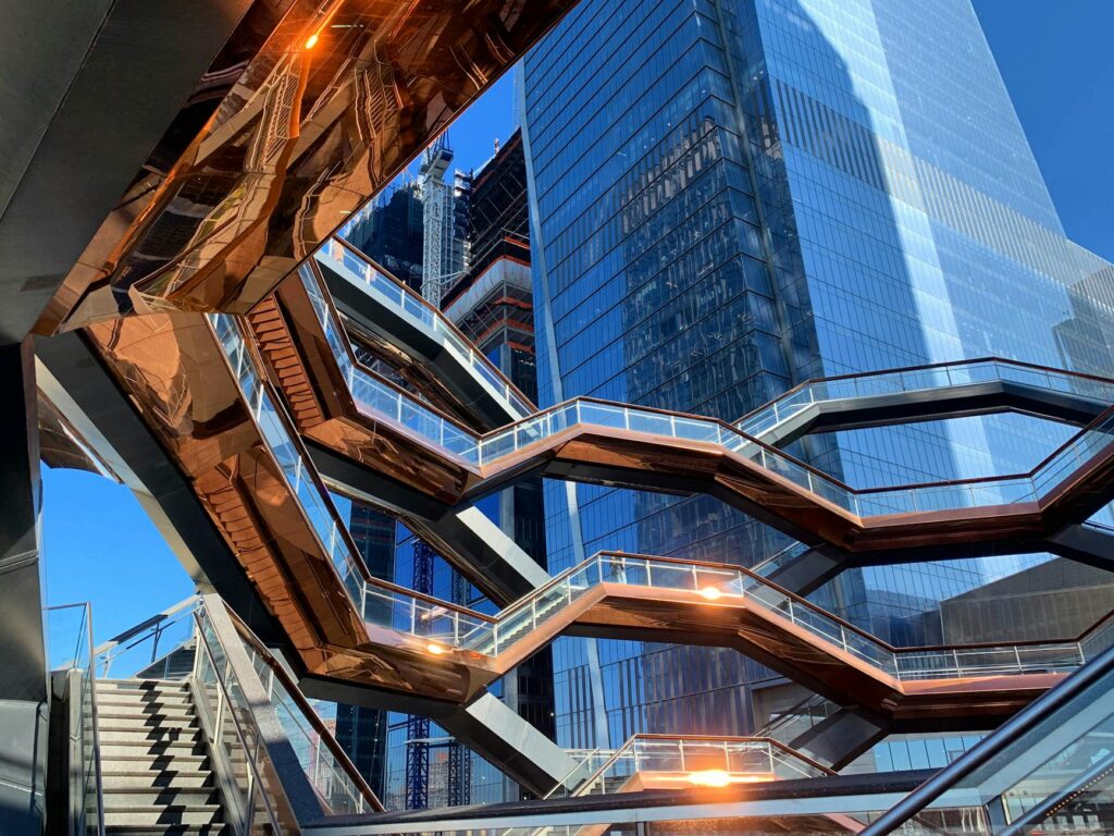 low angle view of the vessel at hudson yards