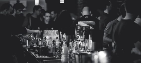 Bar filled with patrons