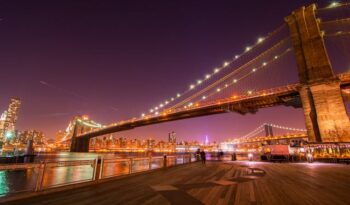 Photo by Artem Zhukov: https://www.pexels.com/photo/illuminated-suspension-bridge-5928114/